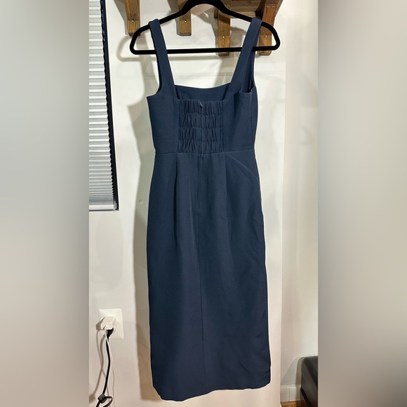 NWT Keepsake Sidney Midnight Navy Blue Midi Dress XS - Picture 4 of 13